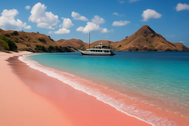 De magie van pink beach